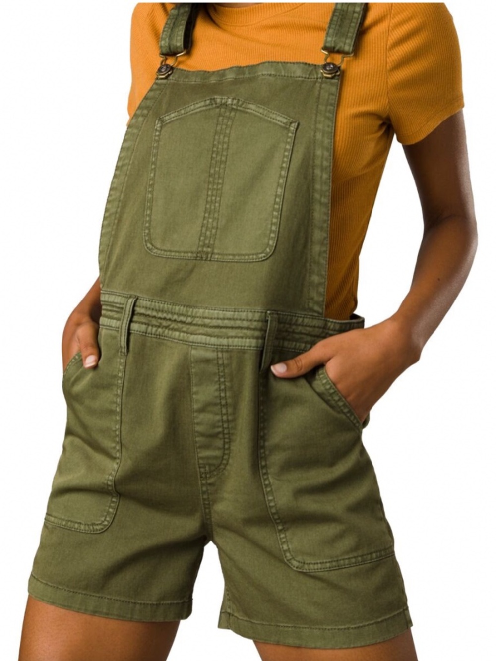 Prana Sancho Shortalls Green